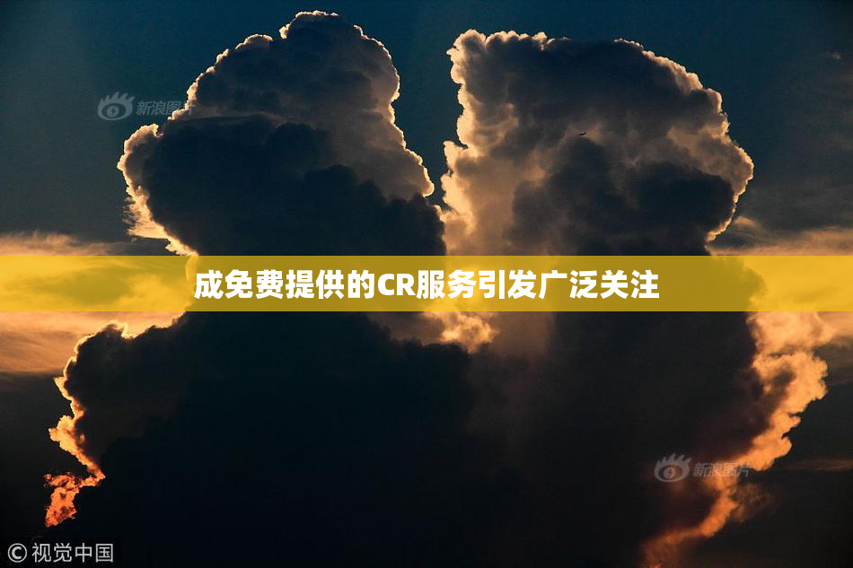 成免费提供的CR服务引发广泛关注