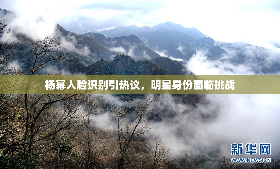杨幂人脸识别引热议，明星身份面临挑战