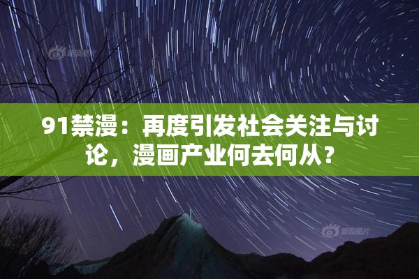 91禁漫：再度引发社会关注与讨论，漫画产业何去何从？