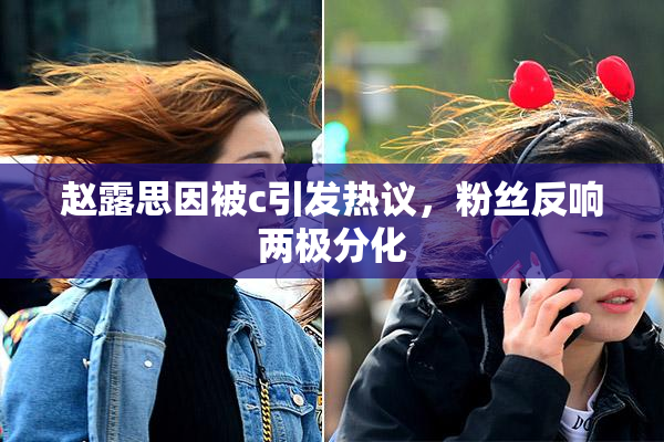 赵露思因被c引发热议，粉丝反响两极分化