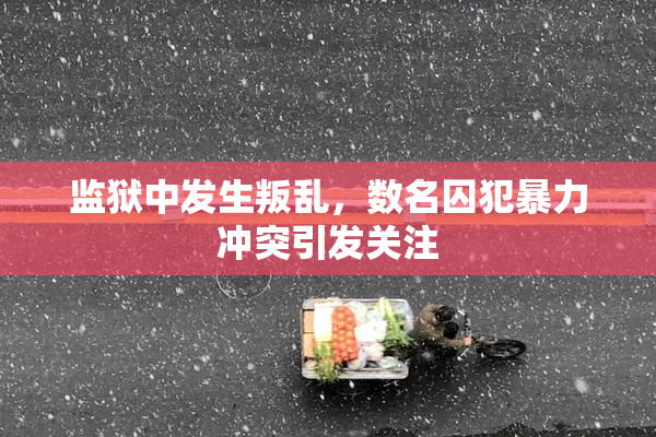 监狱中发生叛乱，数名囚犯暴力冲突引发关注