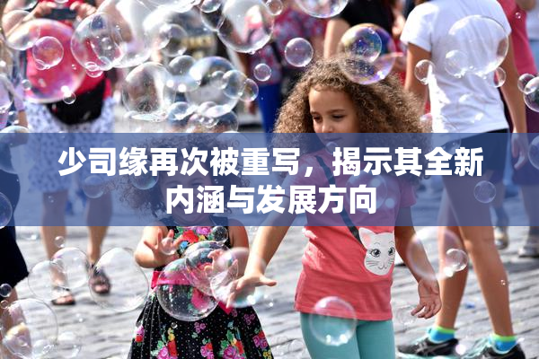少司缘再次被重写，揭示其全新内涵与发展方向
