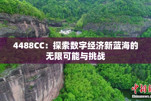 4488CC：探索数字经济新蓝海的无限可能与挑战