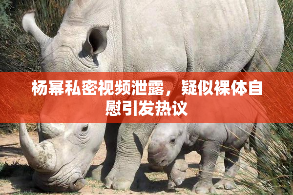 杨幂私密视频泄露，疑似裸体自慰引发热议
