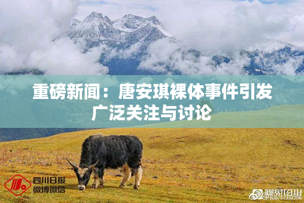 重磅新闻：唐安琪裸体事件引发广泛关注与讨论