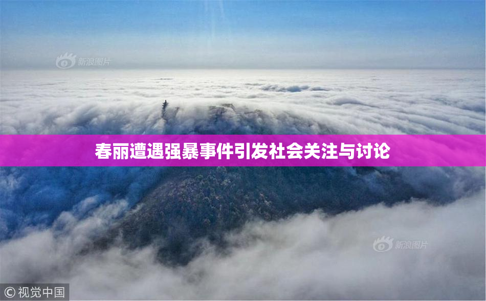 春丽遭遇强暴事件引发社会关注与讨论
