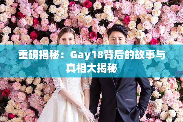重磅揭秘：Gay18背后的故事与真相大揭秘