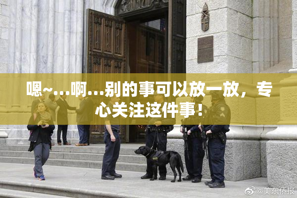 嗯~…啊…别的事可以放一放，专心关注这件事！