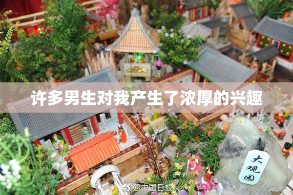 许多男生对我产生了浓厚的兴趣