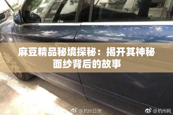 麻豆精品秘境探秘：揭开其神秘面纱背后的故事
