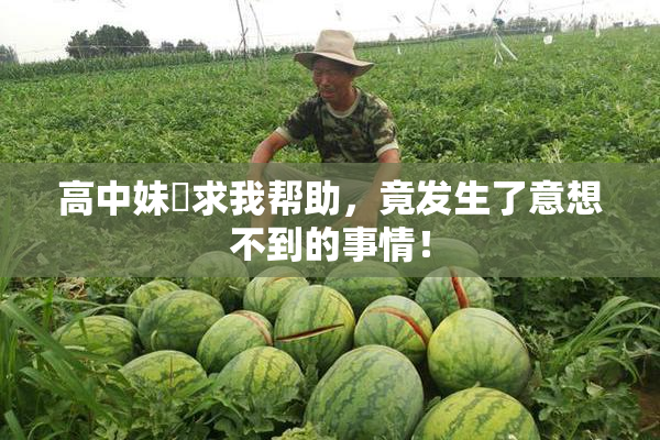 高中妹妺求我帮助，竟发生了意想不到的事情！