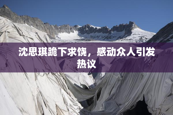沈思琪跪下求饶，感动众人引发热议
