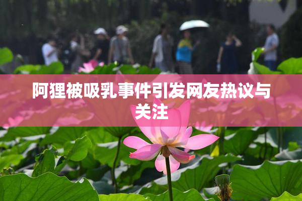 阿狸被吸乳事件引发网友热议与关注