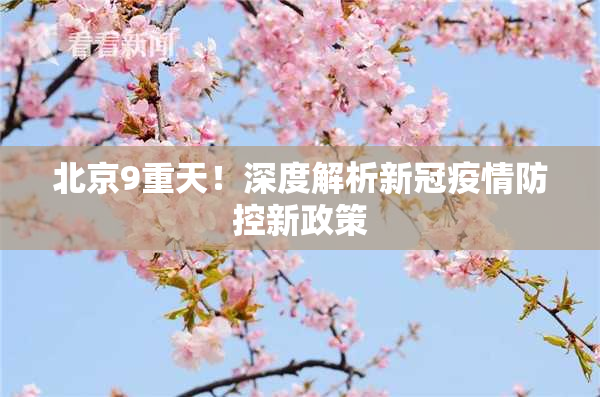 北京9重天！深度解析新冠疫情防控新政策