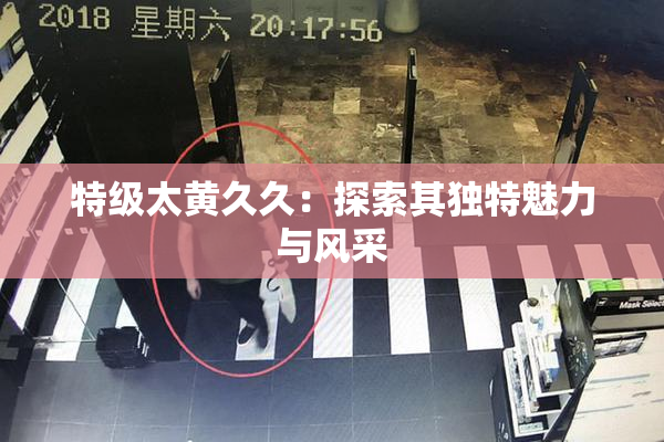 特级太黄久久：探索其独特魅力与风采