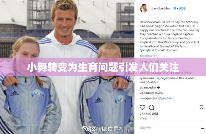 小舞转变为生育问题引发人们关注