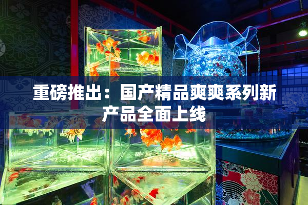 重磅推出：国产精品爽爽系列新产品全面上线