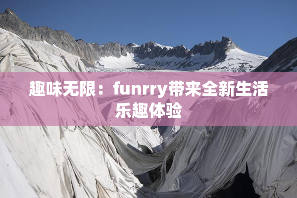 趣味无限：funrry带来全新生活乐趣体验