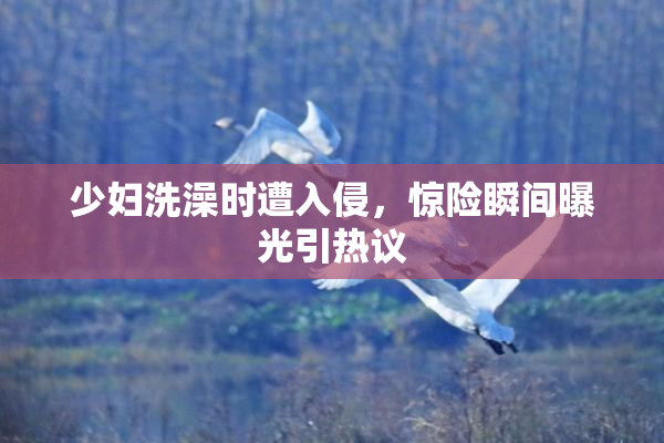 少妇洗澡时遭入侵，惊险瞬间曝光引热议