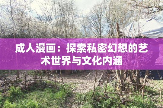 成人漫画：探索私密幻想的艺术世界与文化内涵