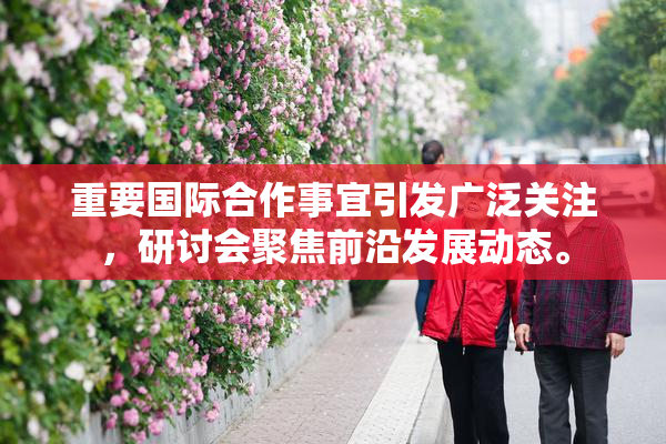 重要国际合作事宜引发广泛关注，研讨会聚焦前沿发展动态。