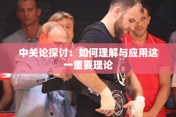 中关论探讨：如何理解与应用这一重要理论