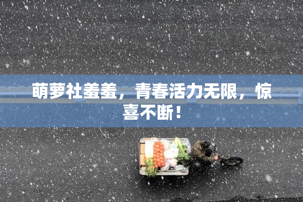 萌萝社羞羞，青春活力无限，惊喜不断！