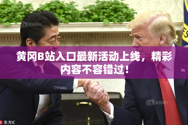 黄冈B站入口最新活动上线，精彩内容不容错过！