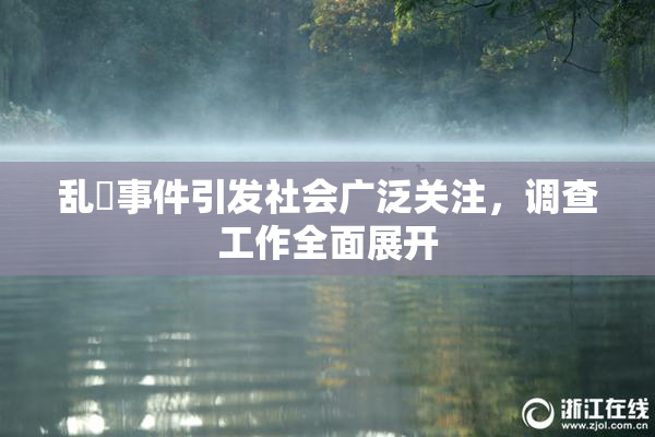 乱婬事件引发社会广泛关注，调查工作全面展开