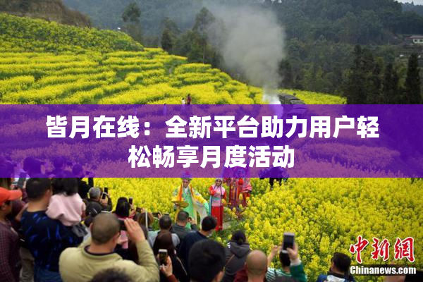 皆月在线：全新平台助力用户轻松畅享月度活动