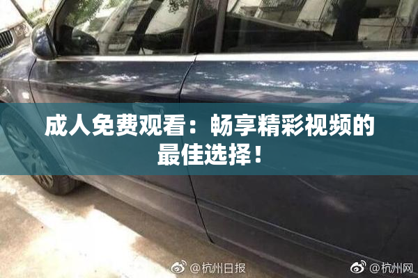 成人免费观看：畅享精彩视频的最佳选择！