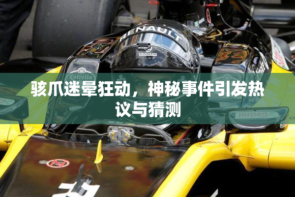 骇爪迷晕狂动，神秘事件引发热议与猜测