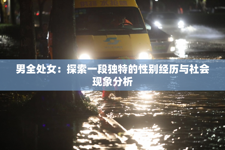男全处女：探索一段独特的性别经历与社会现象分析