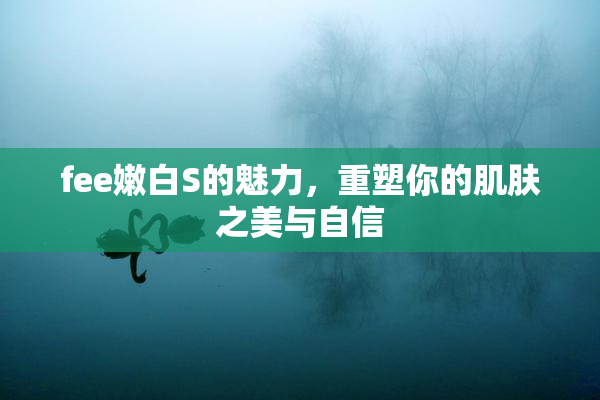 fee嫩白S的魅力，重塑你的肌肤之美与自信